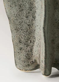 Organic stoneware vase