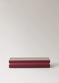 Rectangular two-tone lacquered box