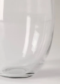 Irregular recycled glass vase
