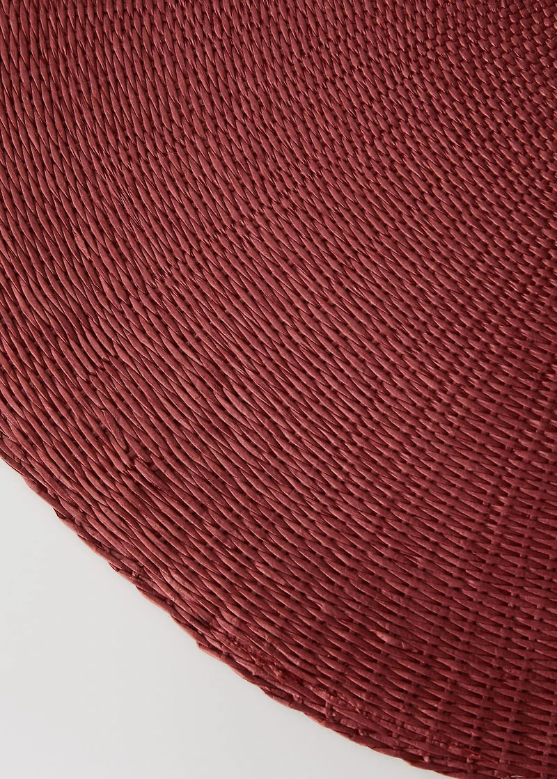 Colored paper placemat