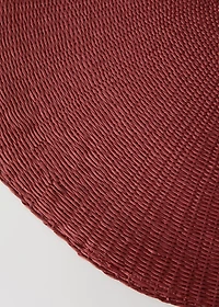 Colored paper placemat