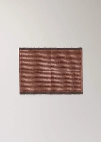Cotton checked placemat