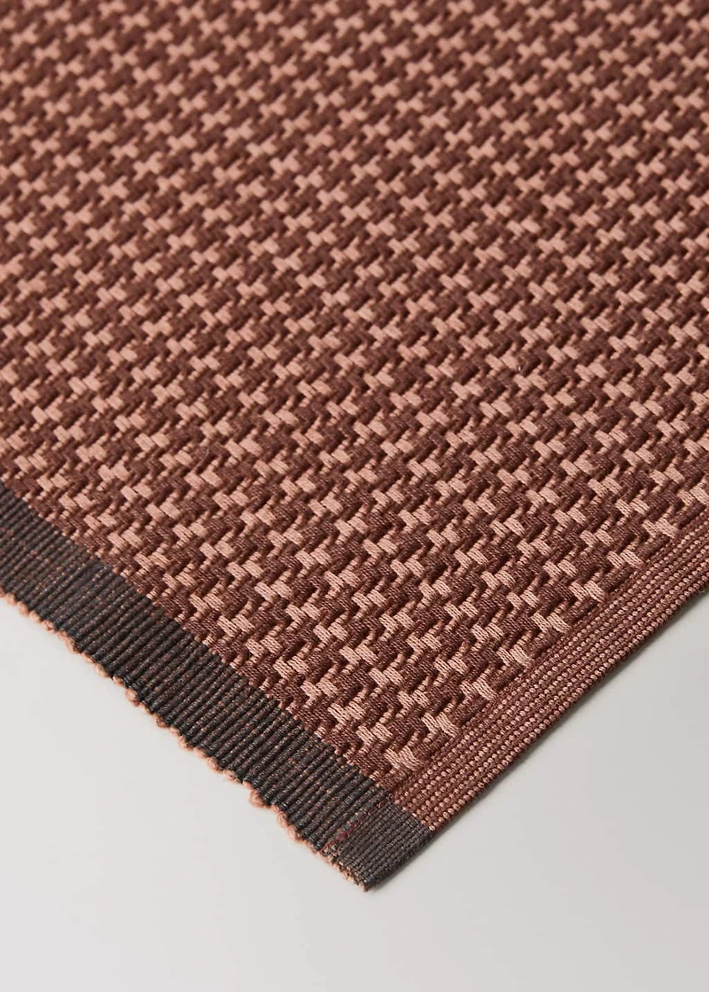Cotton checked placemat