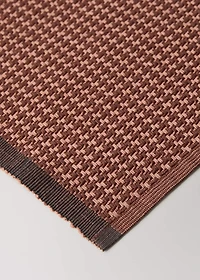 Cotton checked placemat