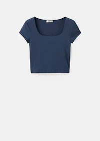 Fitted cotton t-shirt