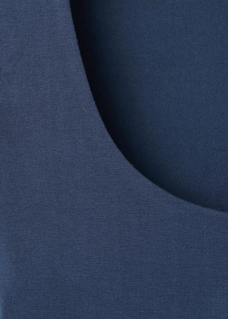 Fitted cotton t-shirt