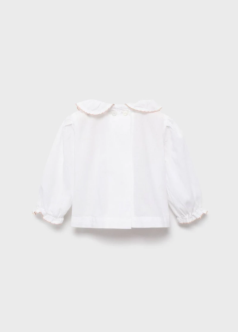 Babydoll collar blouse