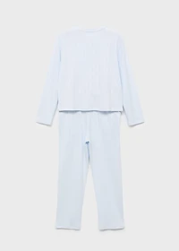 Long ribbed pyjama