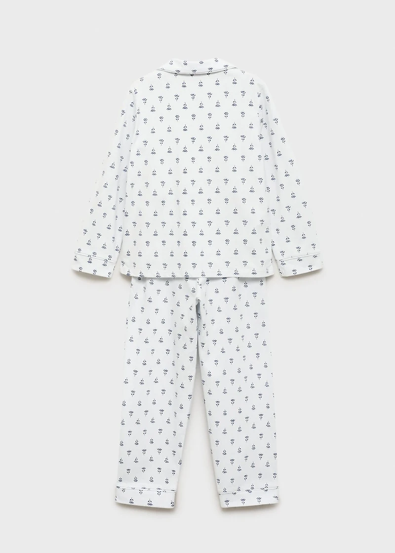 Floral-print pajamas
