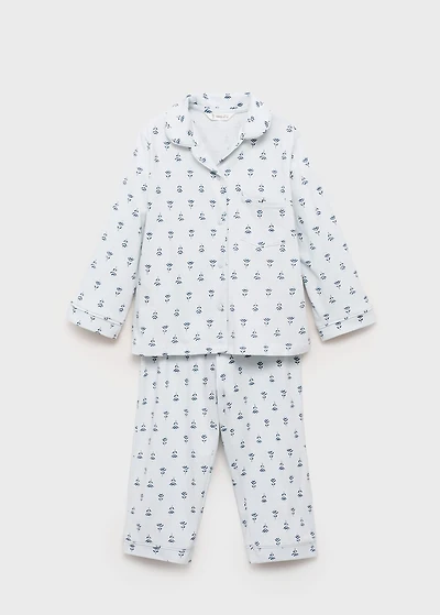 Floral-print pajamas