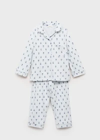 Floral-print pajamas