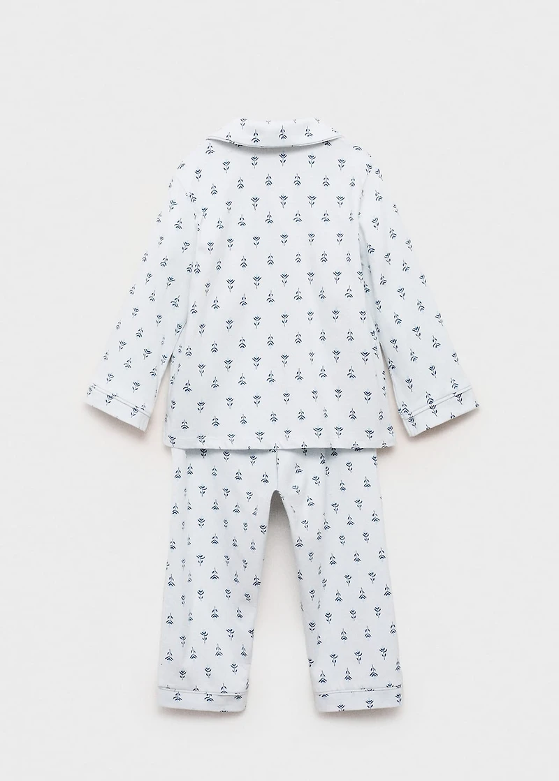 Floral-print pajamas