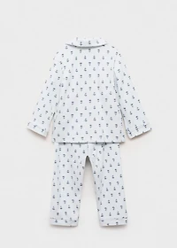 Floral-print pajamas