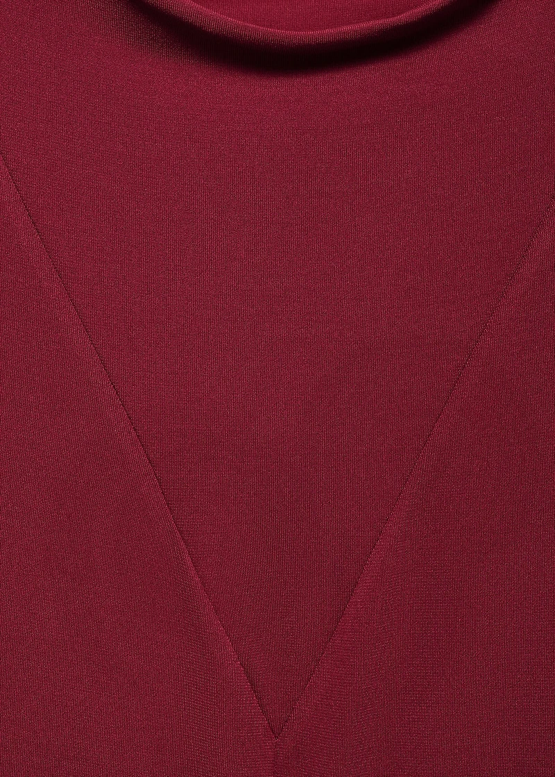 A-line dress with bell sleeves