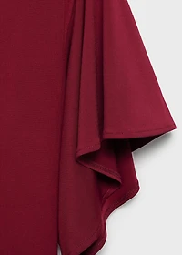 A-line dress with bell sleeves