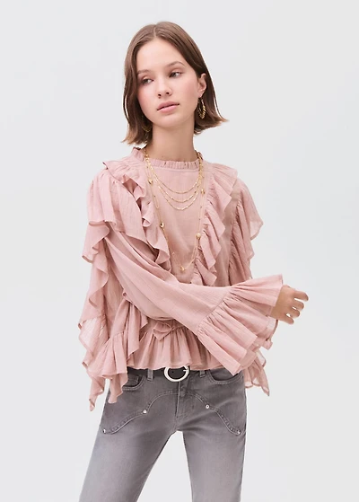 Ruffled blouse
