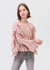 Ruffled blouse