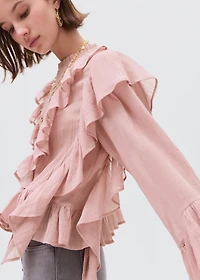 Ruffled blouse