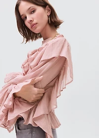 Ruffled blouse
