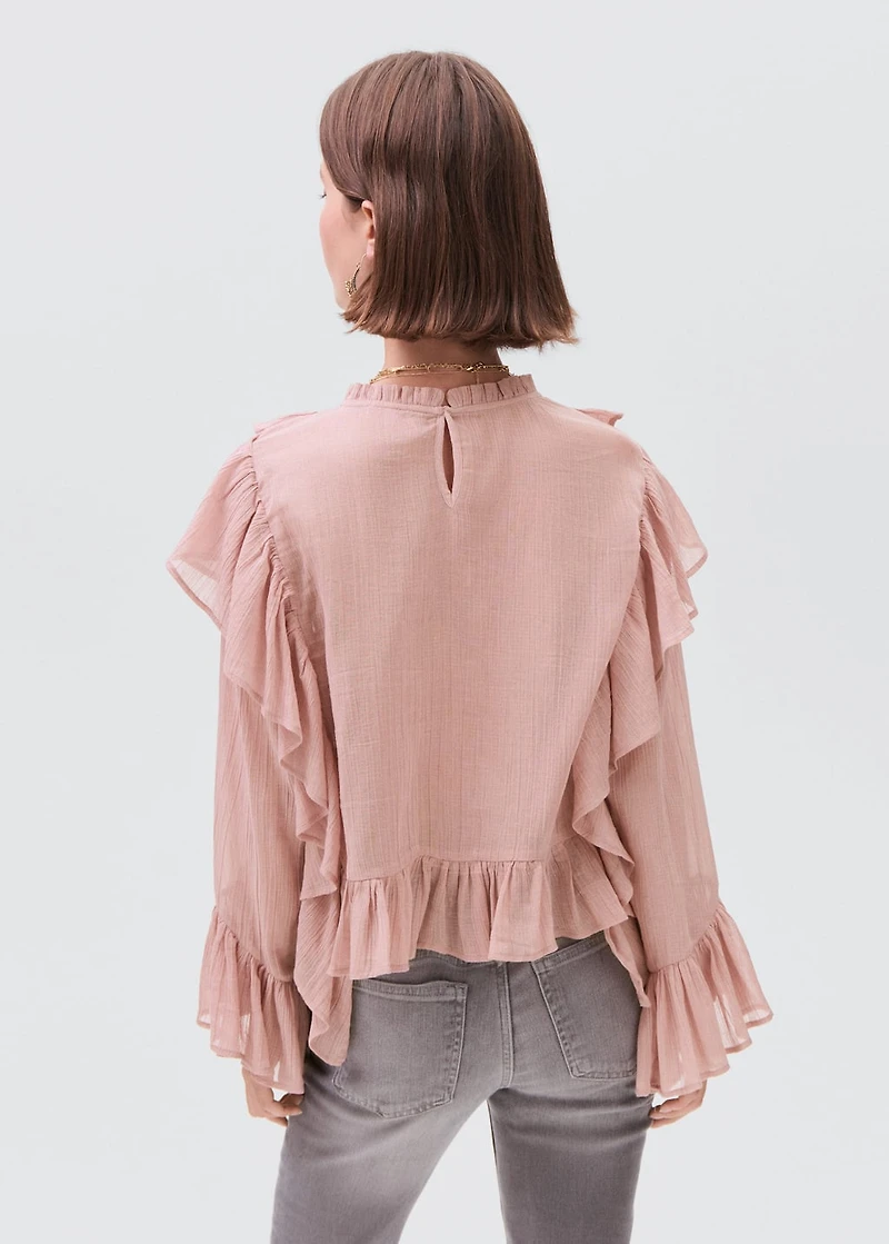 Ruffled blouse