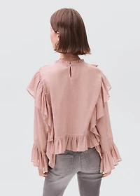 Ruffled blouse