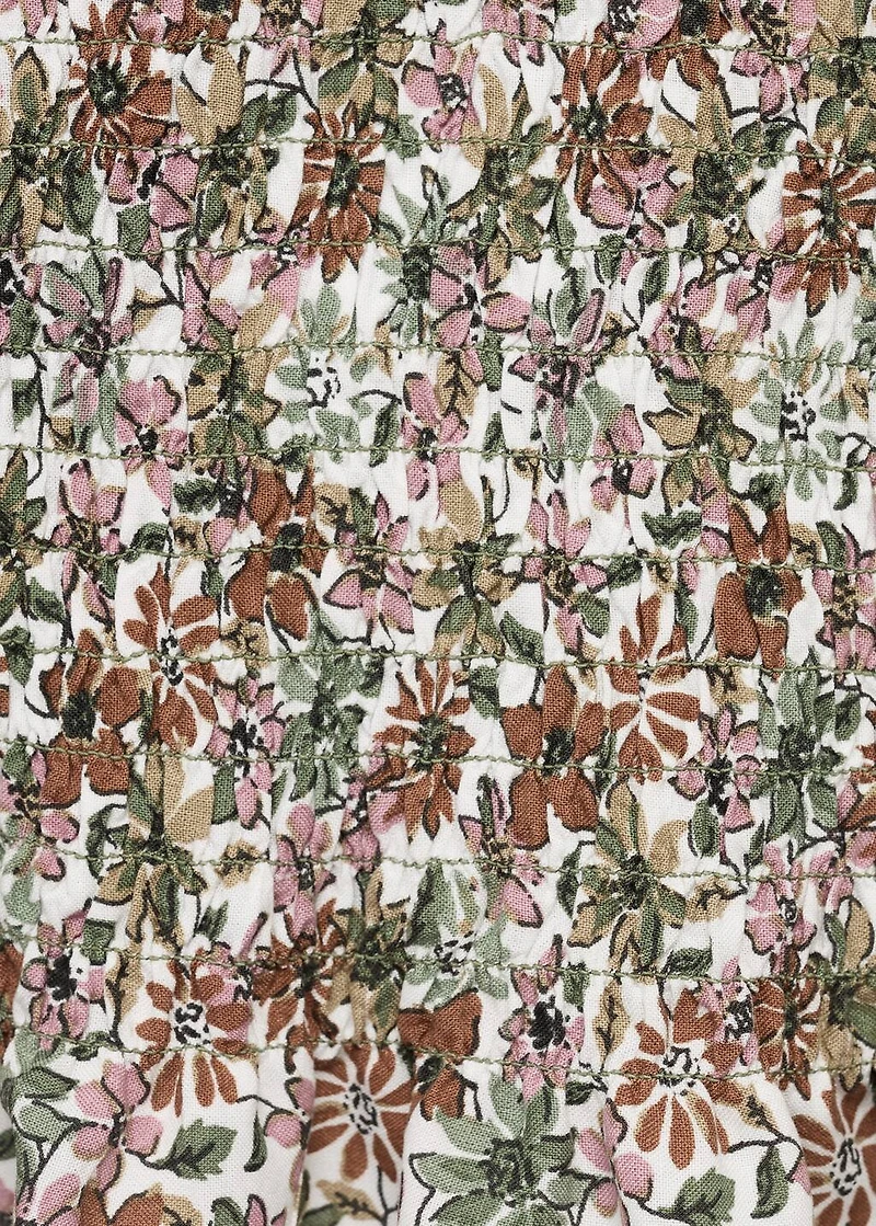 Floral print blouse