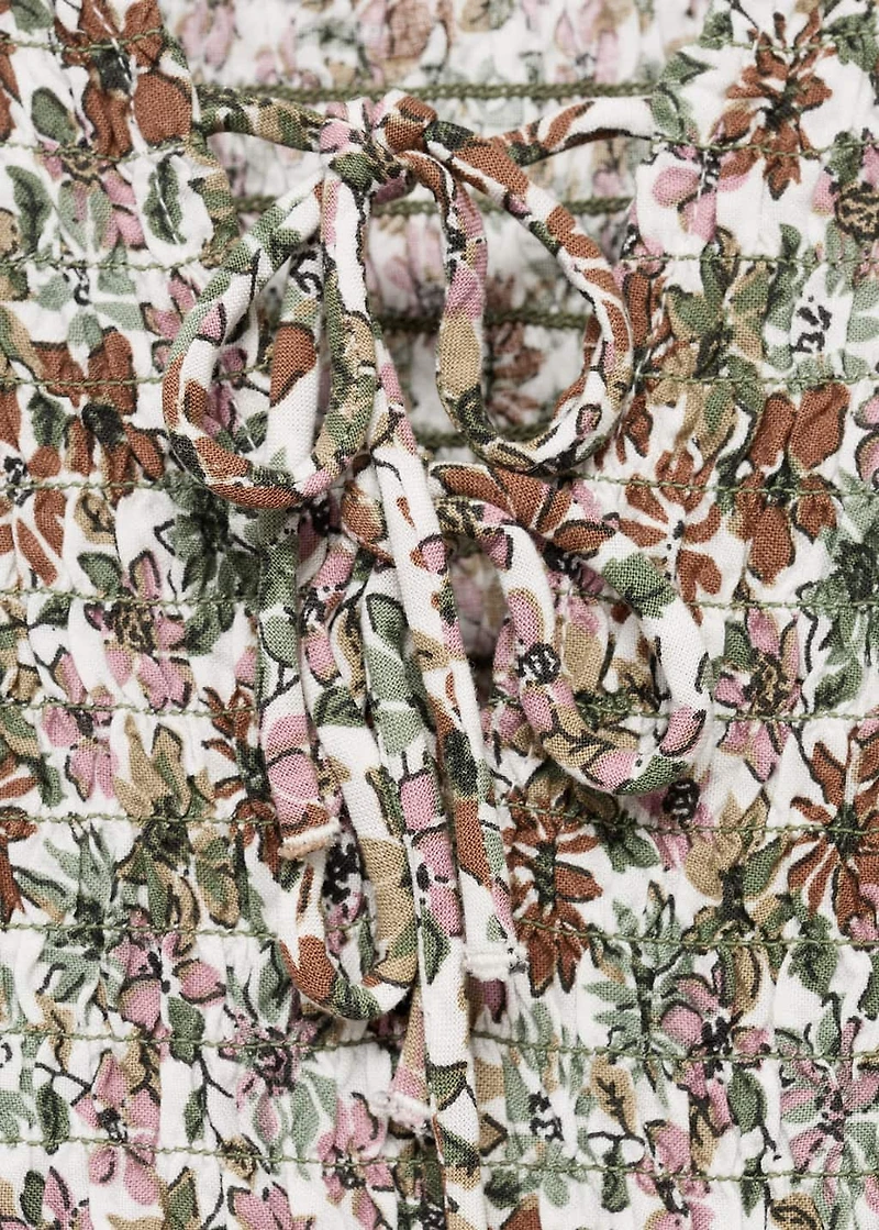 Floral print blouse