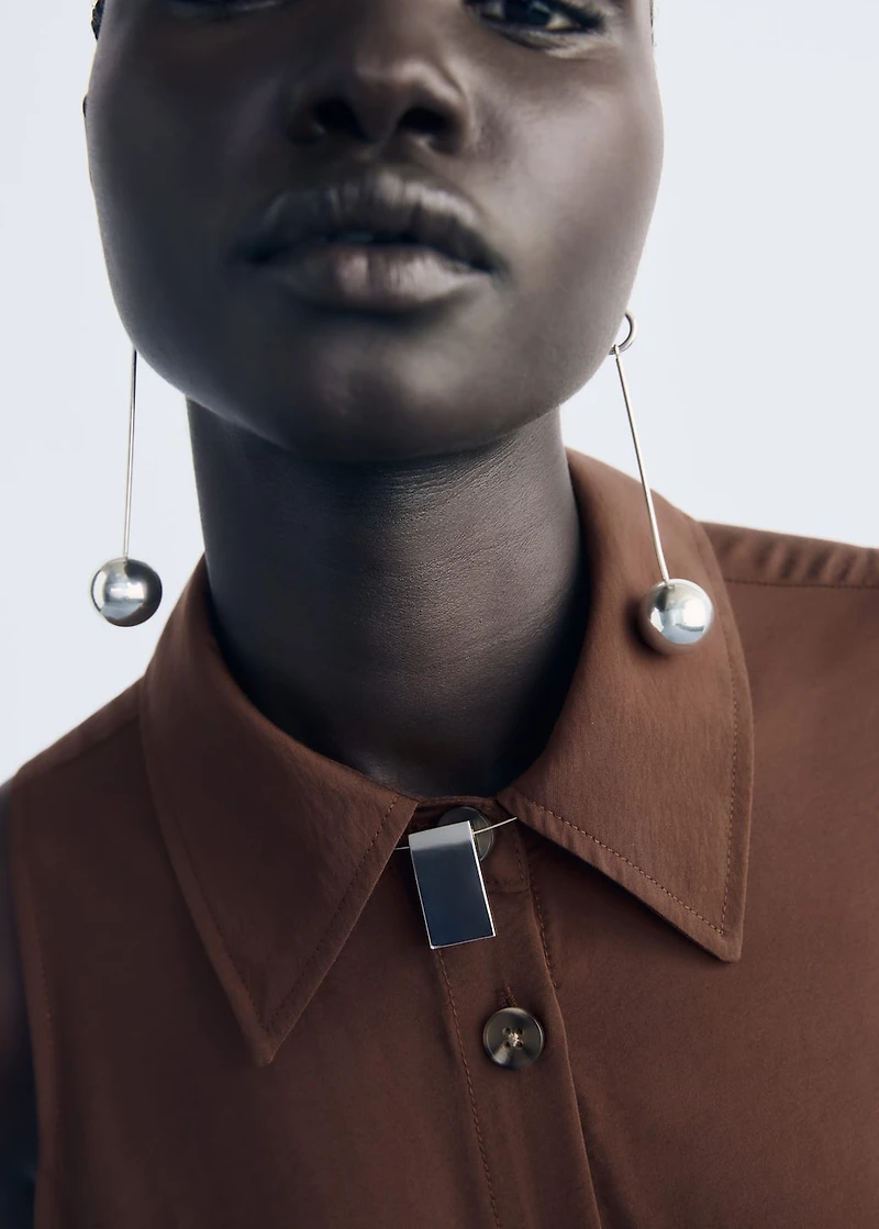 Belt shirt dress