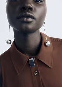 Belt shirt dress