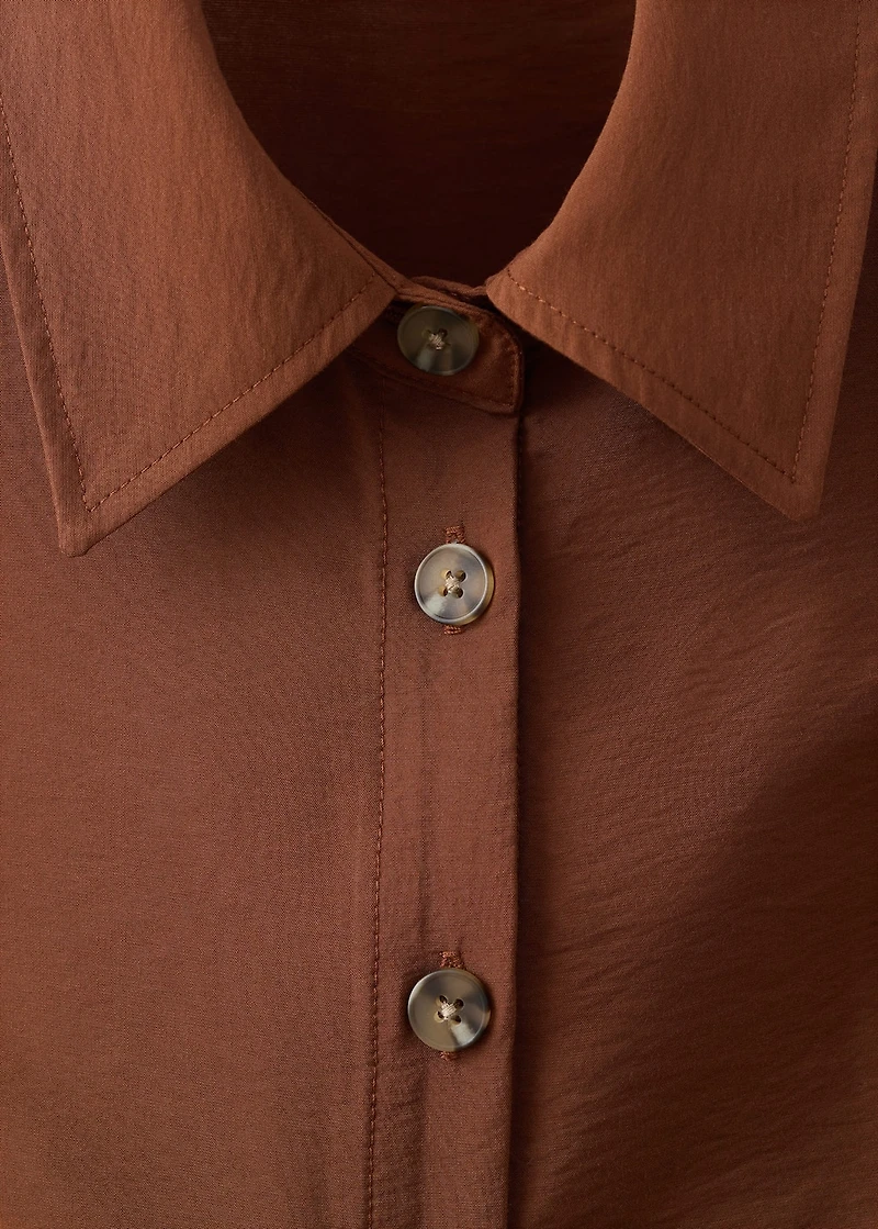 Belt shirt dress