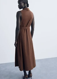 Belt shirt dress