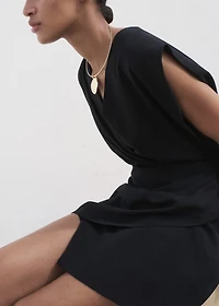 Lyocell wrap dress