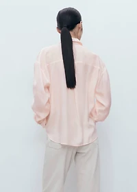 Modal shirt with rhinestones