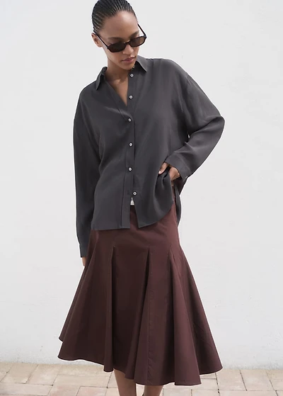 Oversize flowy shirt