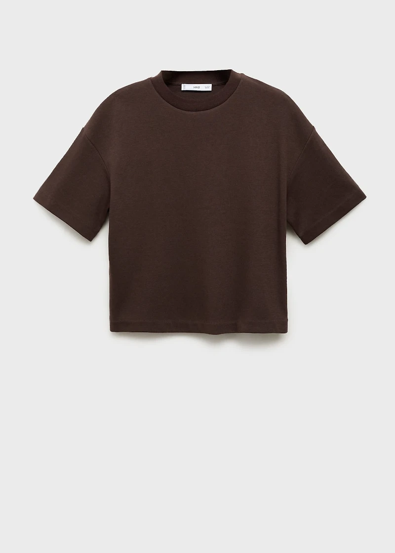 Cotton short-sleeved t-shirt