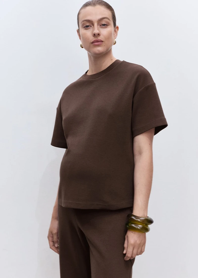 Cotton maternity t-shirt