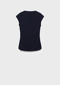 Crêpe cotton maternity top