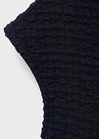 Crêpe cotton maternity top