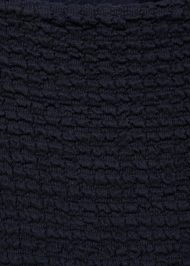 Crêpe cotton maternity top