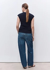 Crêpe cotton maternity top