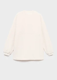 Shearling pyjama sweatshirt