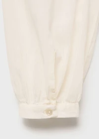 Cotton tunic with buttons