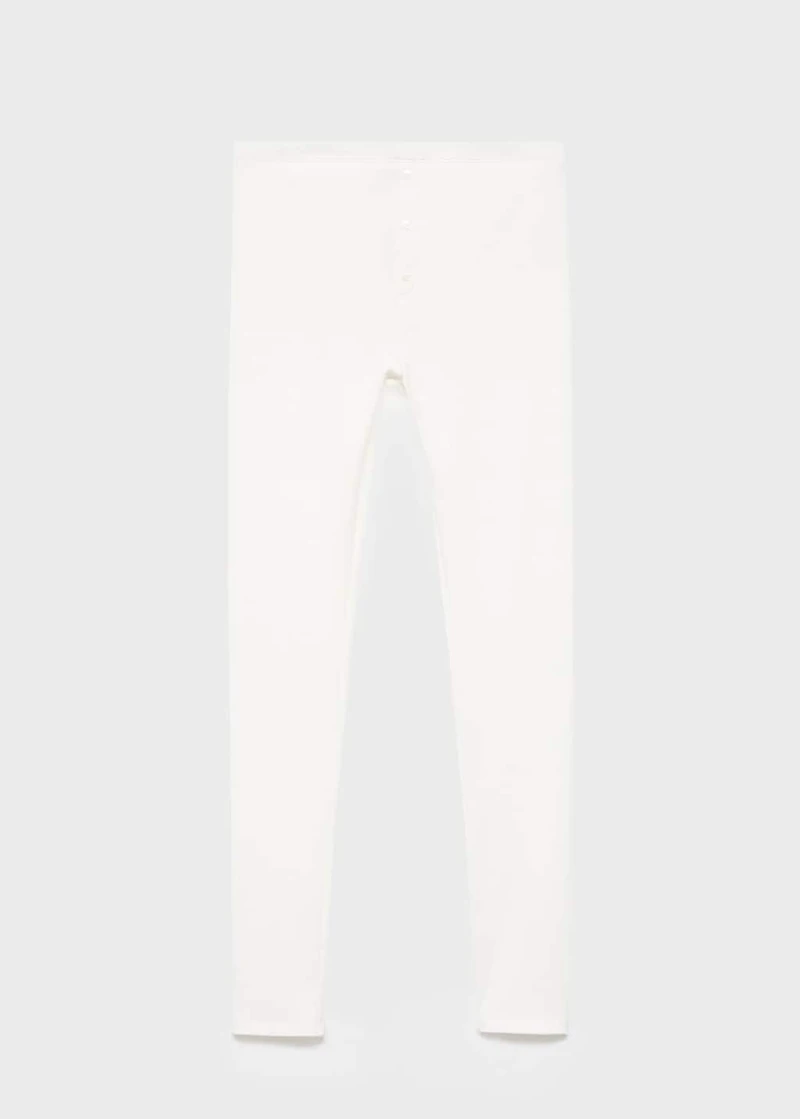 Long rib-knit pants