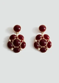 Resin stud earrings