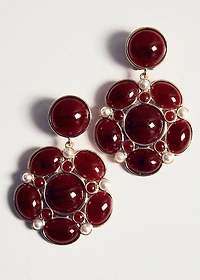 Resin stud earrings