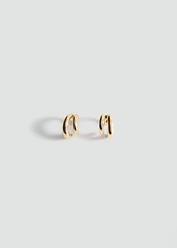 Double hoop earrings