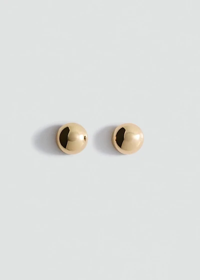 Round volume earrings