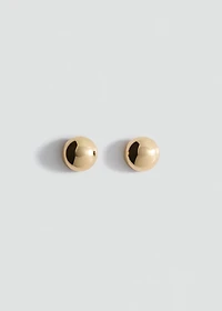 Round volume earrings