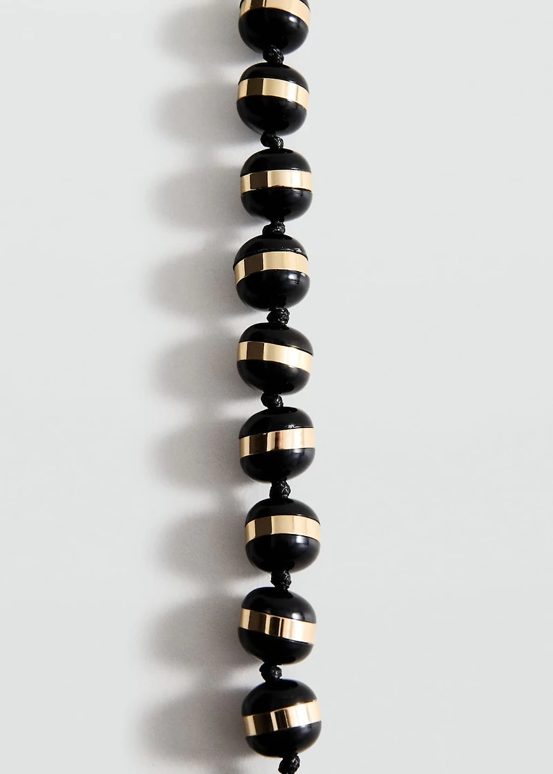 Combined ball necklace