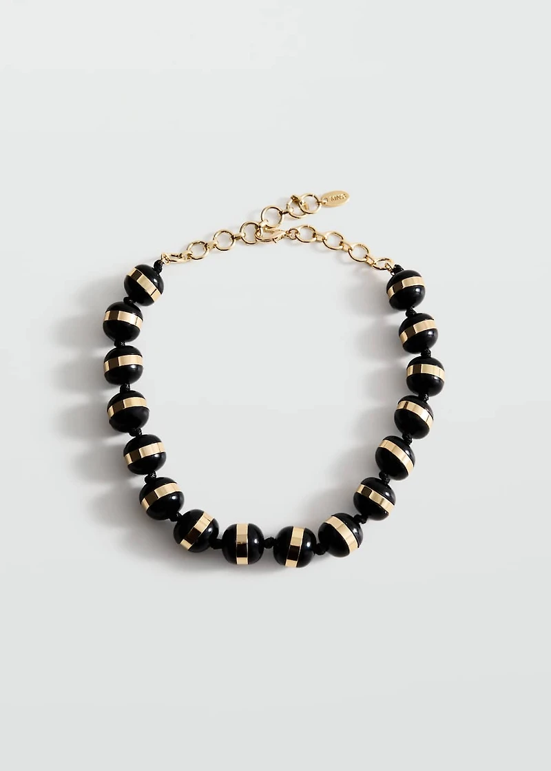 Combined ball necklace